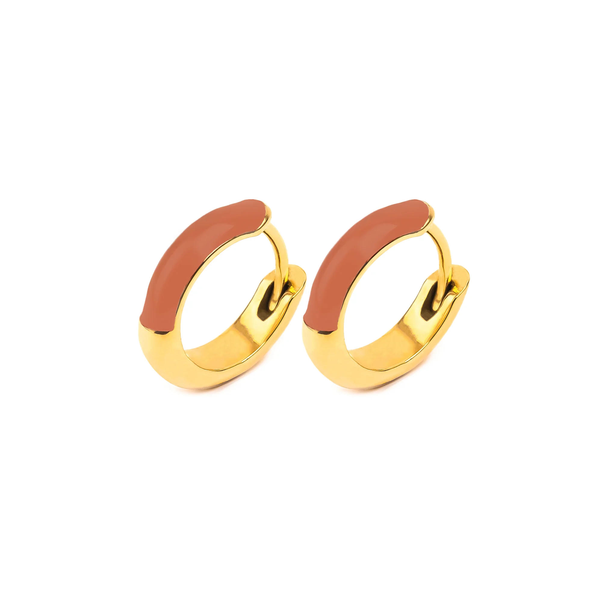 Boucles d'Oreilles Les Attachantes Corail