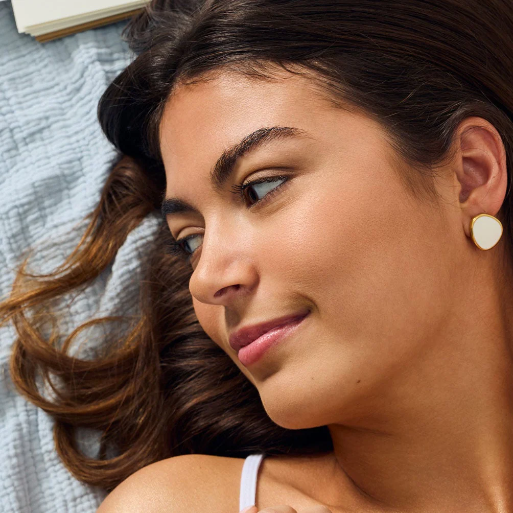 Boucles d'Oreilles Les Délicieuses Blanches - Image 2