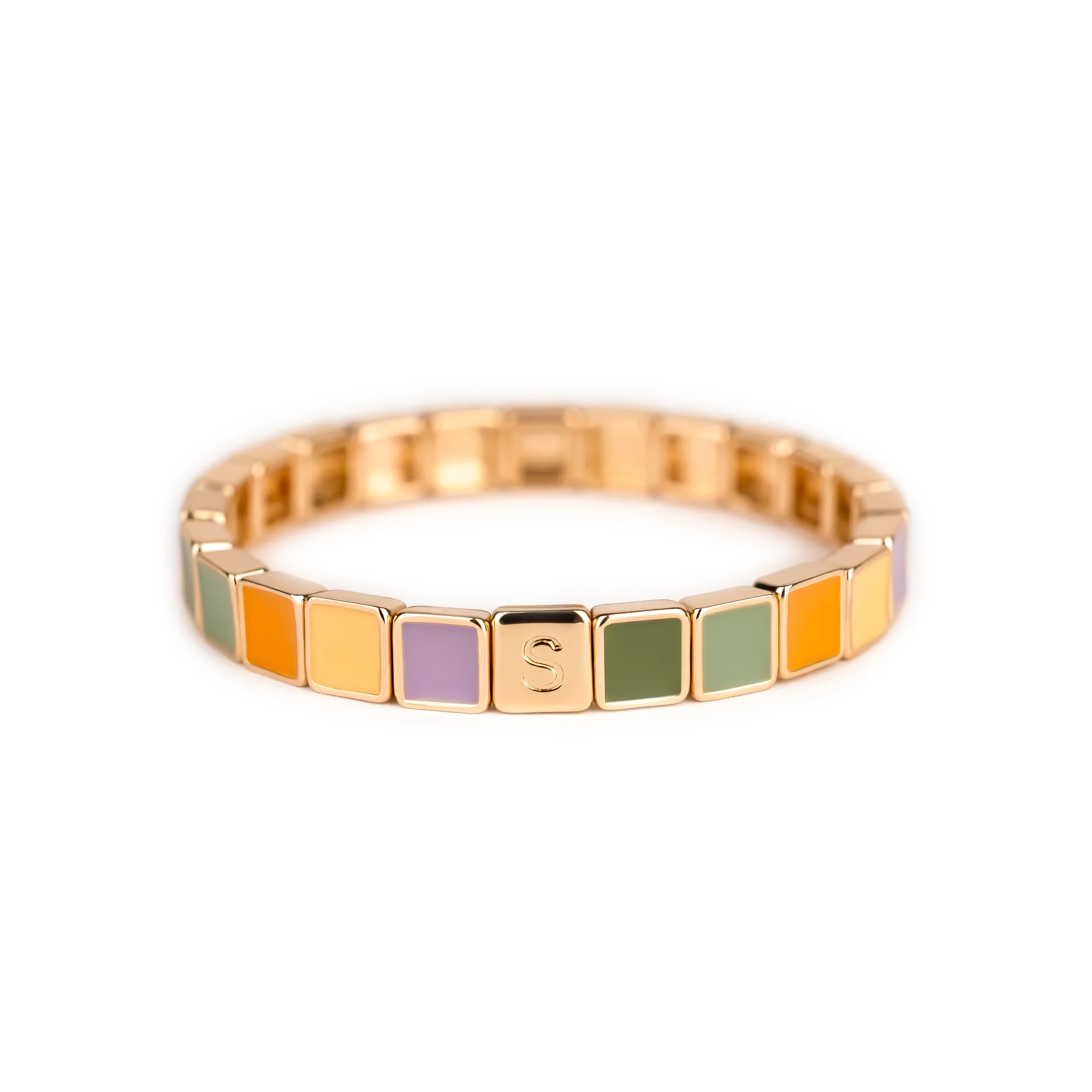 Bracelet Carré Serti Marché aux Fleurs