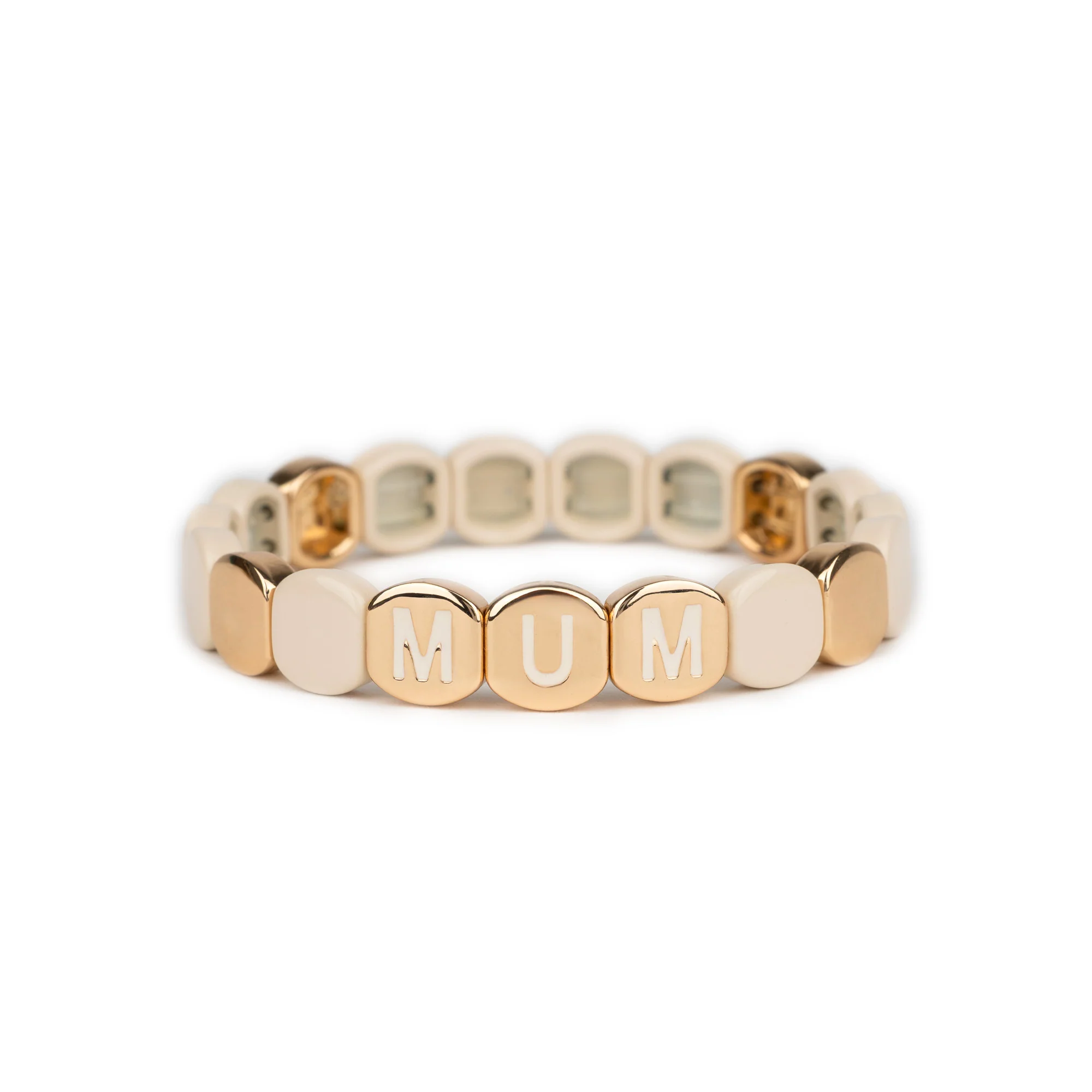 Bracelet Colorful Mum Beige