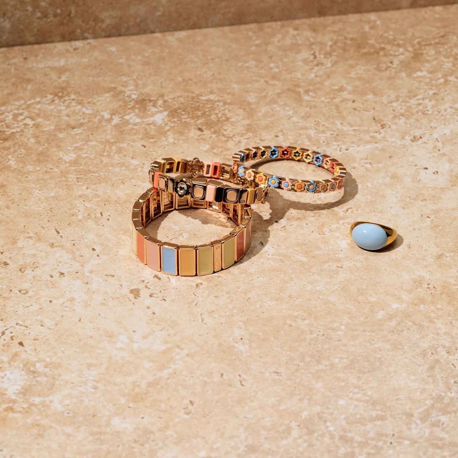 Bracelet Rectangle Serti Dune - Image 3