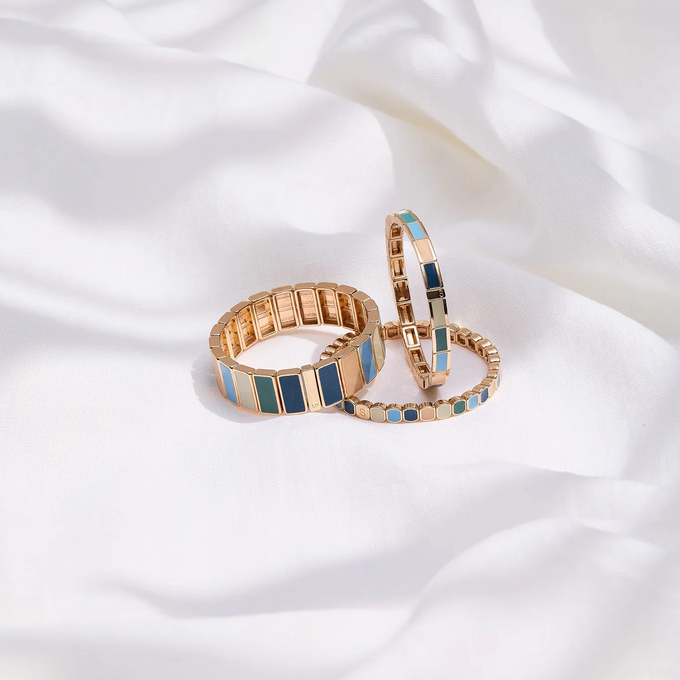 Bracelet Rectangle Serti Vent d'Ouest - Image 3
