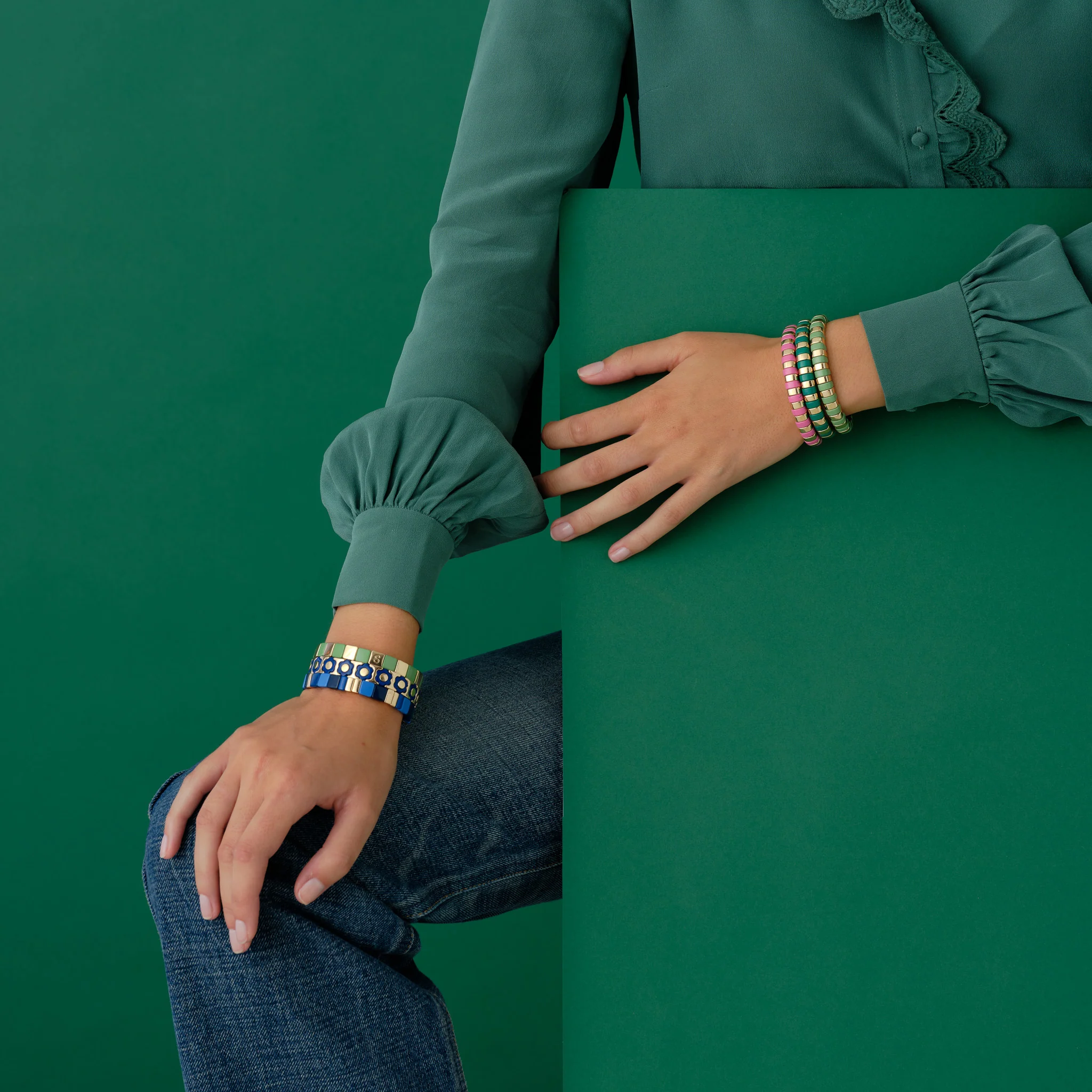 Bracelet COlortwist-3 Pourpre - Moyen - Image 2