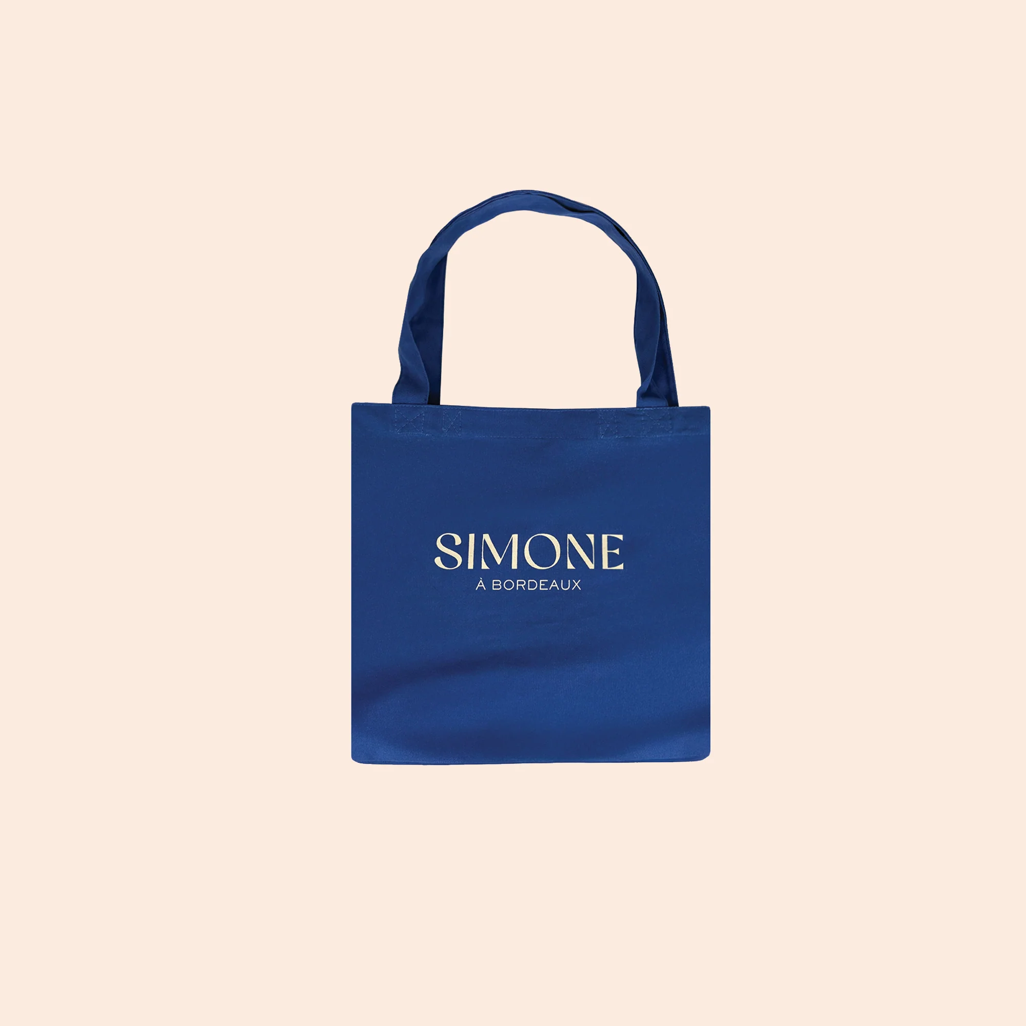 Mini tote bag bleu